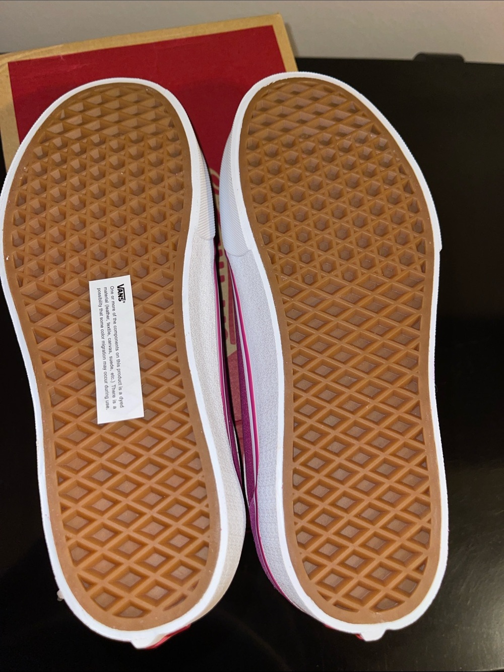Vans Hot Pink Suede Old Skool with White Stripe Sneakers 👟 - Picture 2 of 3